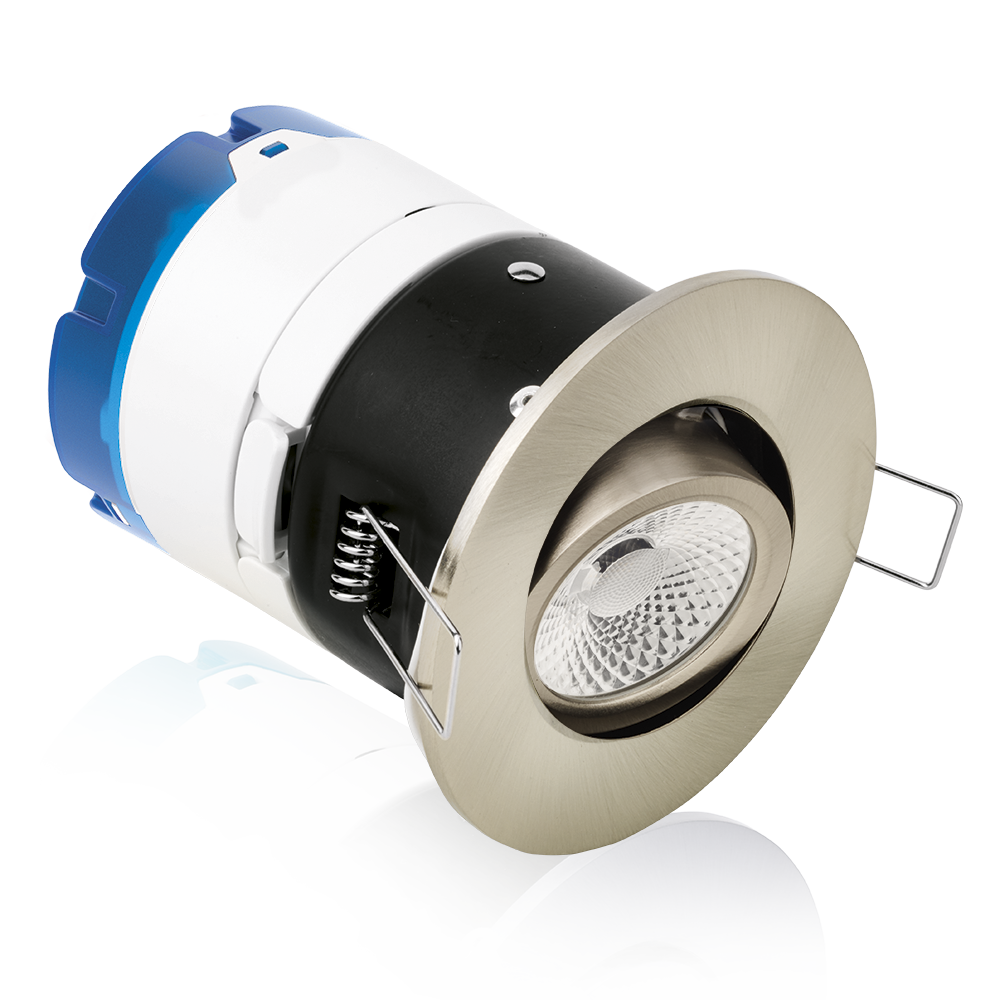 Aurora Adjustable mPro™ Fire Rated 6W 640lm 4000K Downlight - Satin Nickel – Image 2 of 5