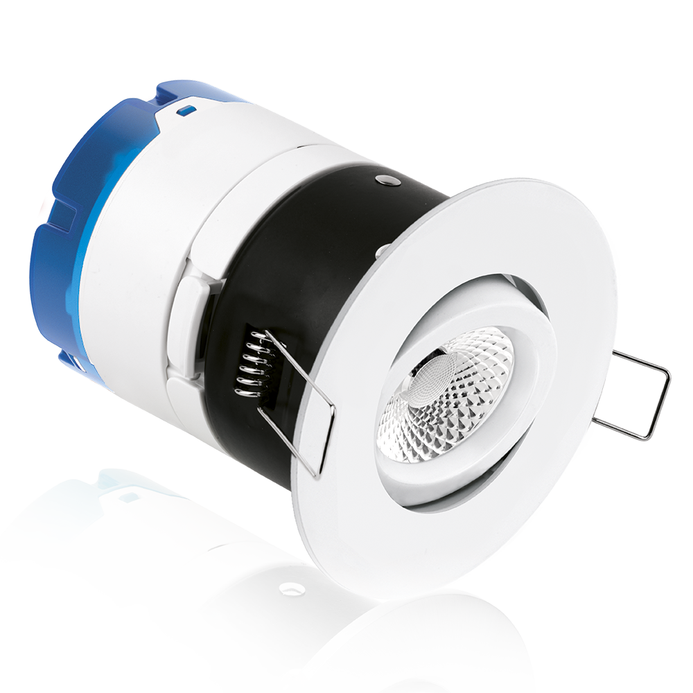 Aurora Adjustable mPro™ Fire Rated 6W 640lm 4000K Downlight - Satin Nickel – Image 4 of 5