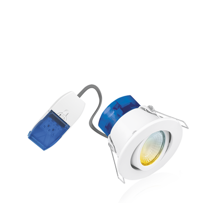 Aurora Adjustable R6™CWS Fire Rated CRI90 Downlight with FastRFix