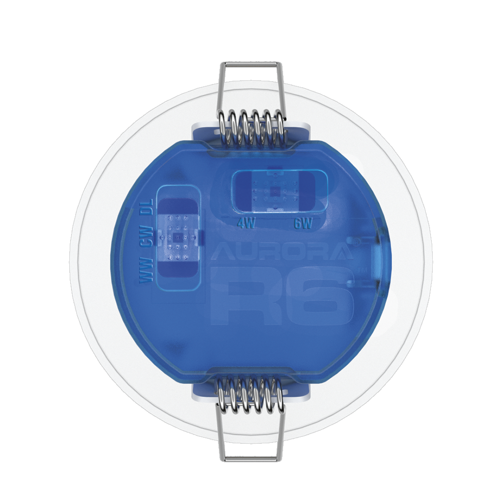 Aurora Fixed R6™CWS Fire Rated Upto 620lm 4W/6W 3000K/4000K/5700K Downlight - FastRFix