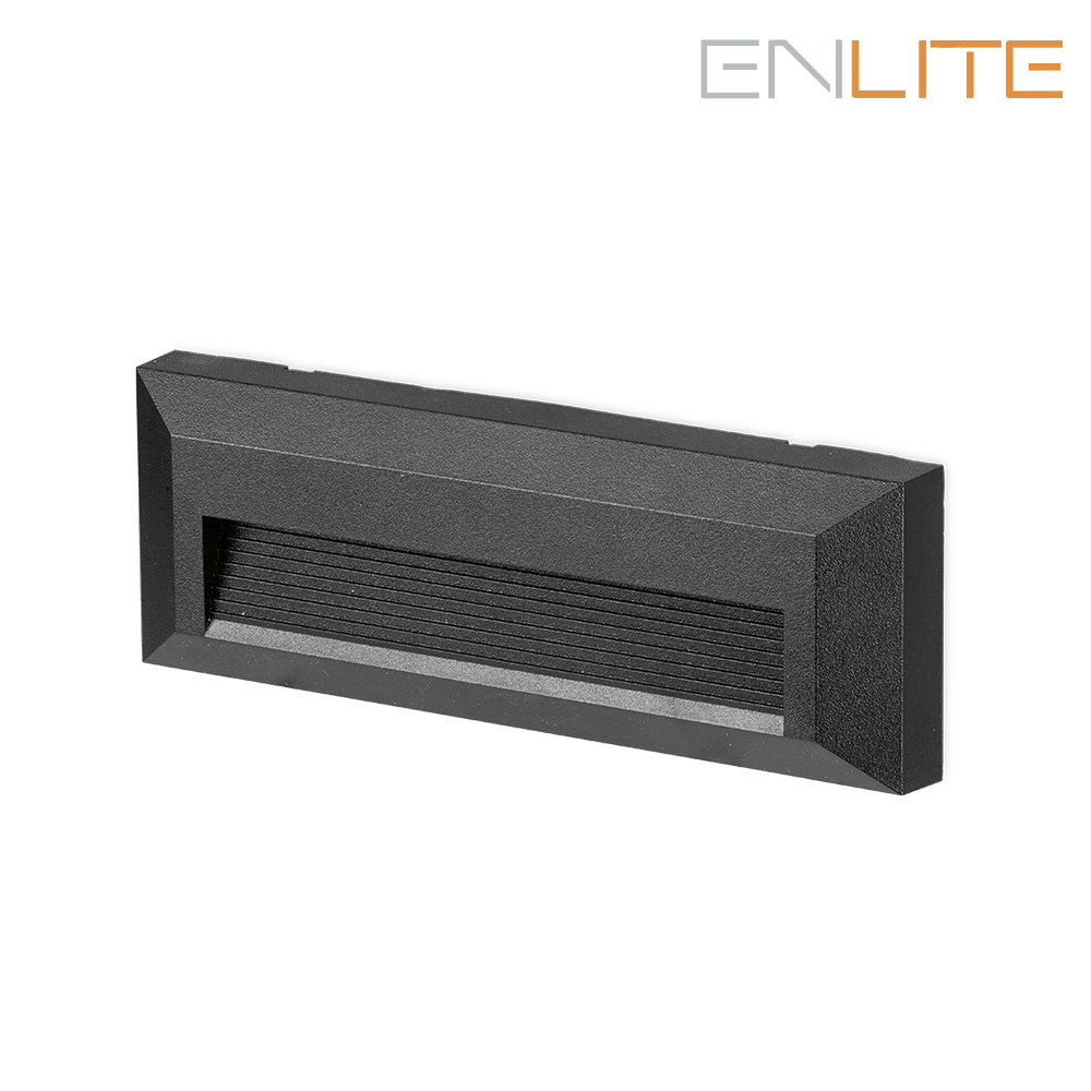 Enlite 5W Upto 270lm Surface Mount 3000K/4000K/6500K Brick Light - Black