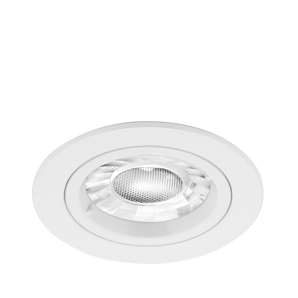 EDLM™ GU10 Fixed Lock Ring Downlight - White (Aluminium) – Image 2 of 2