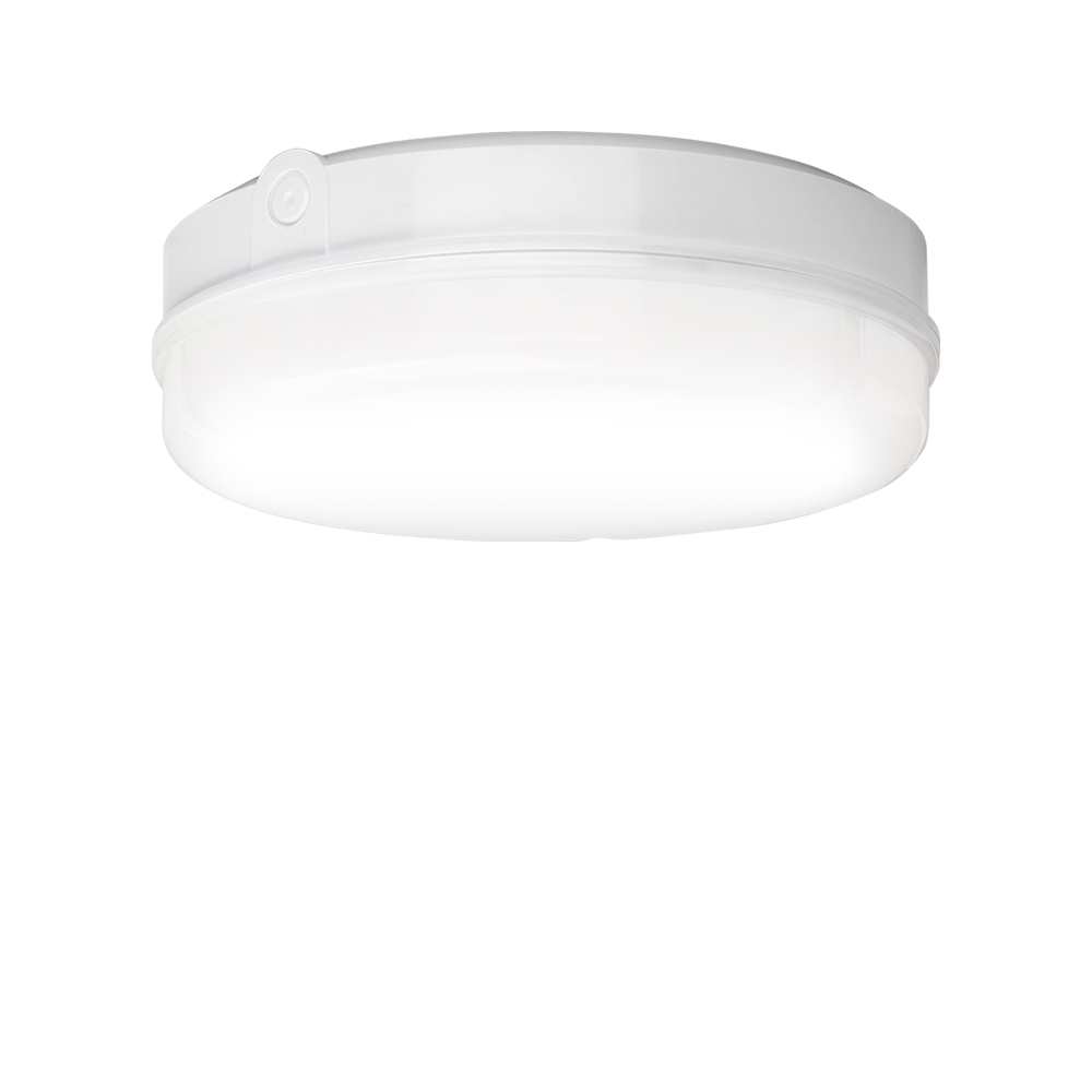 Aurora IP65 Round UtiliteDrum™ 18W 1300lm 4000K Bulkhead - White – Image 2 of 2