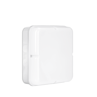 Aurora IP65 Square UtiliteDrum™ 20W 1300lm 4000K Bulkhead - Emergency (White)
