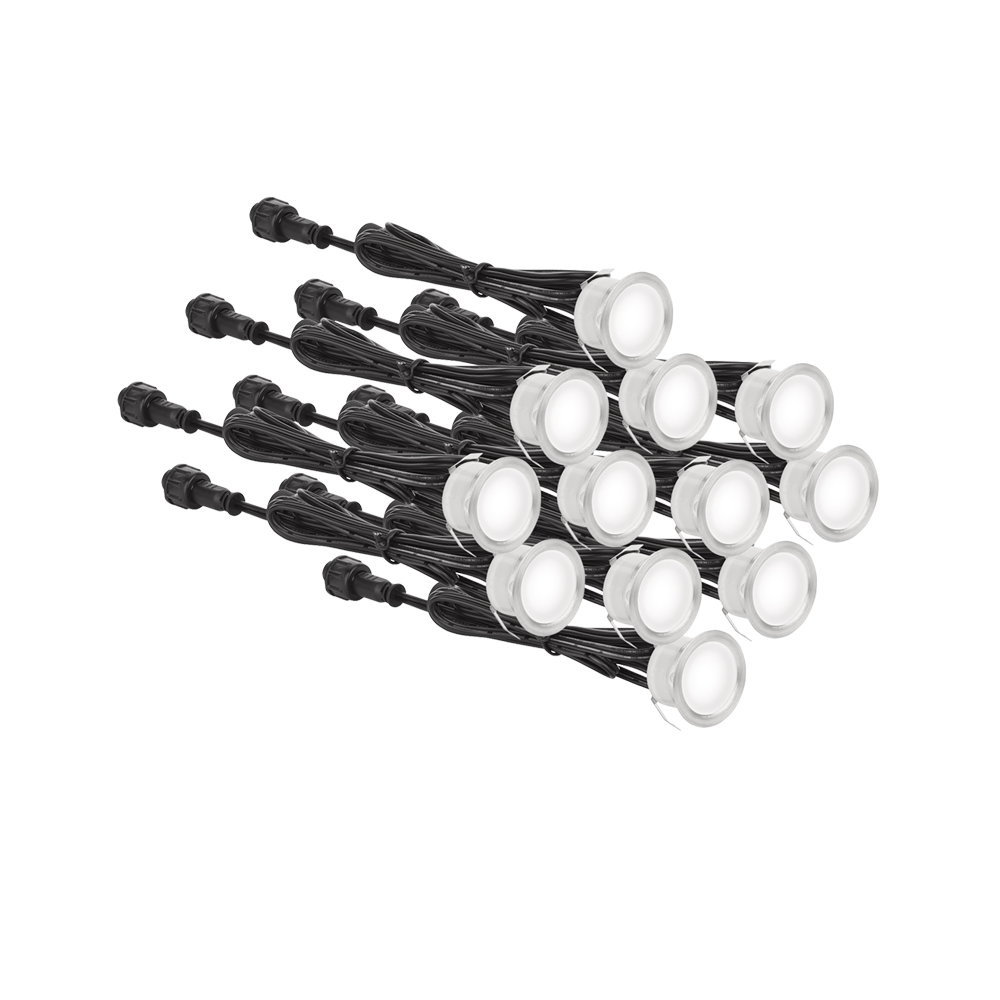 Aurora IP67 M-Lite™ 7.2W 144lm 4000K 304 Stainless Steel Marker Light Kit (12 Markers)
