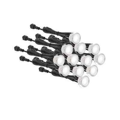Aurora IP67 M-Lite™ 7.2W 144lm 4000K 304 Stainless Steel Marker Light Kit (12 Markers)