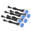 Aurora IP67 M-Lite™ 3.6W Blue (Light) 304 Stainless Steel Marker Light Kit (6 Markers)