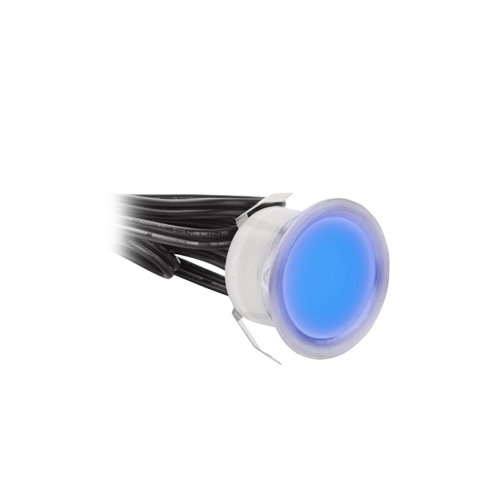 Aurora IP67 M-Lite™ 3.6W Blue (Light) 304 Stainless Steel Marker Light Kit (6 Markers) – Image 4 of 5