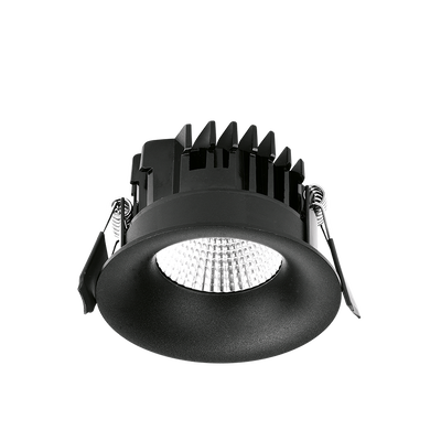 Aurora Baffled CurveE™ 7W 615lm 4000K Black Downlight - 1-10V Dimmable