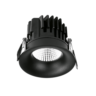 Aurora Baffled CurveE™ 10W 880m 4000K Black Downlight - 1-10V Dimmable