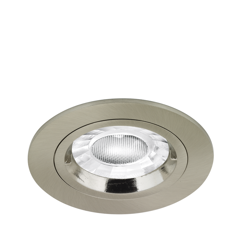 ENLITE FIXED GU10 DOWNLIGHT - SATIN NICKEL