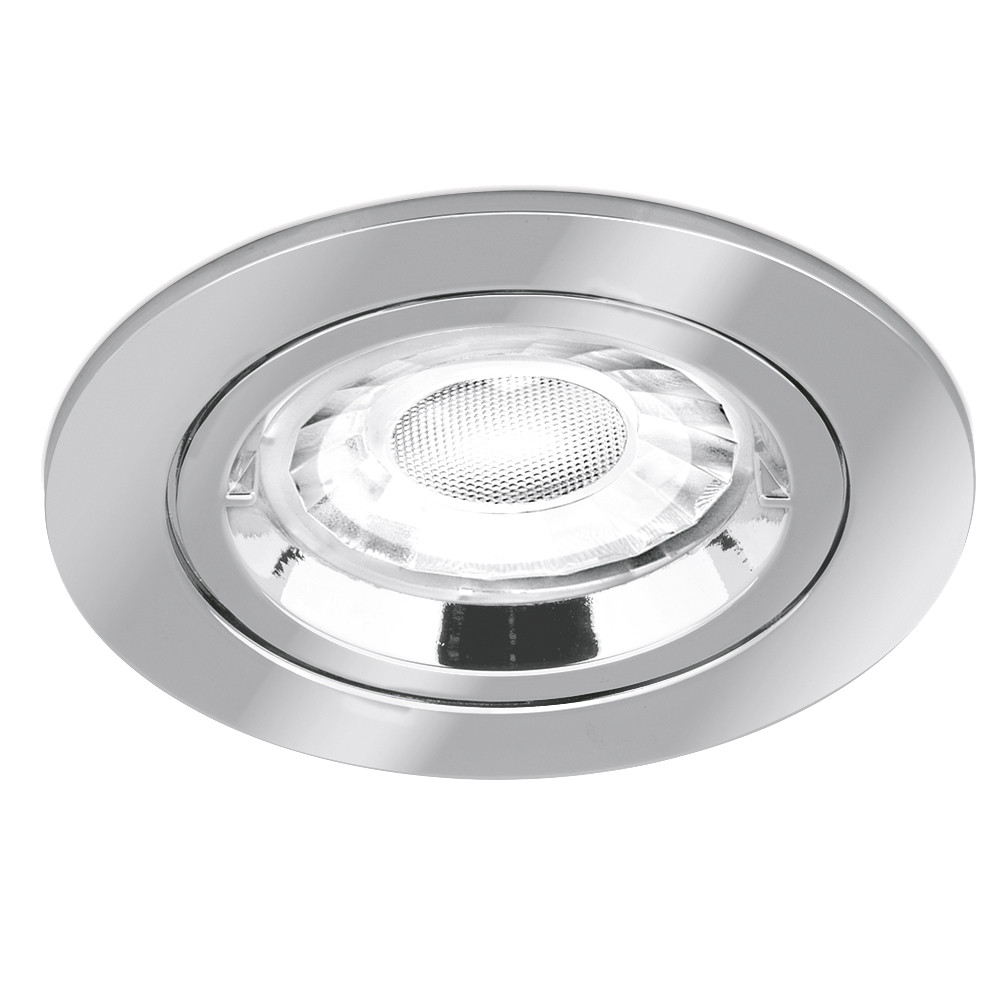 EDLM™ GU10 Fixed Lock Ring Downlight - White (Aluminium)