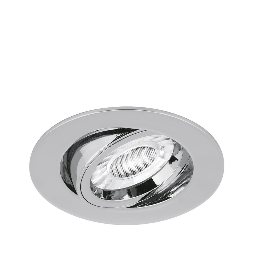 EDLM™ GU10 Adjustable Lock Ring Downlight - Polished Chrome – Image 2 of 2