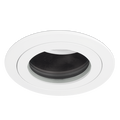 Aurora Fixed Black Baffled IP65 EDLM™ Downlight - Matt White