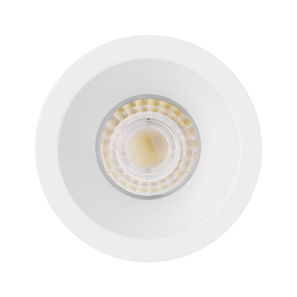 Aurora Fixed White Baffled IP65 EDLM™ Downlight - Matt White – Image 3 of 3
