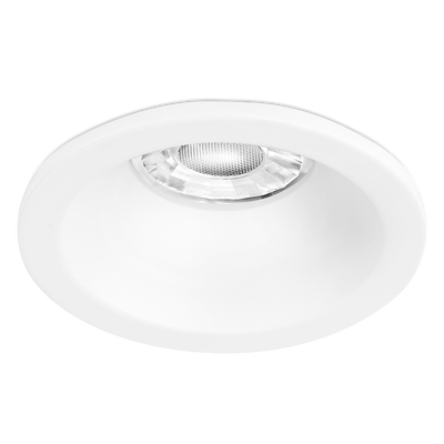 Aurora Fixed White Baffled IP65 EDLM™ Downlight - Matt White