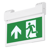 Aurora 4W Ceiling Mount Exit Sign with Manual Test Function