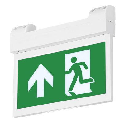 Aurora 4W Ceiling Mount Exit Sign with Manual Test Function