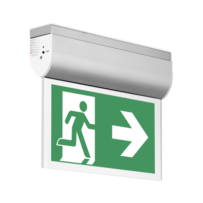 Aurora Ceiling Mounted Emergency Exit Sign