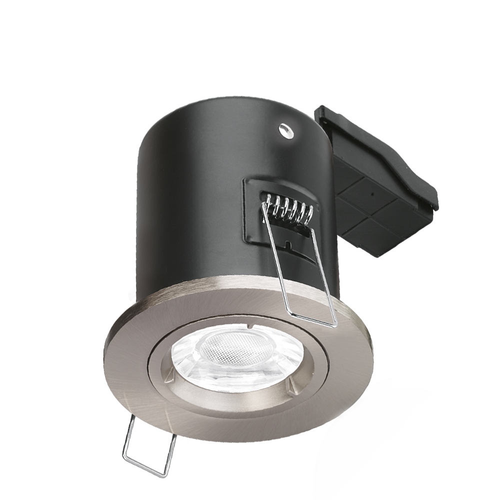 Aurora Fixed EFD™ Fire Rated Downlight - Satin Nickel