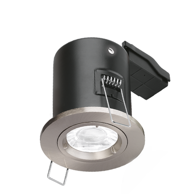 Aurora Fixed EFD™ Fire Rated Downlight - Satin Nickel