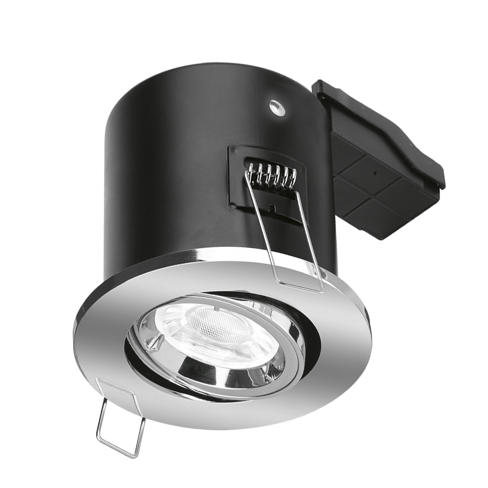 Aurora Adjustable EFD™ Fire Rated Downlight - Polished Chrome