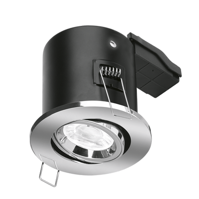 Aurora Adjustable EFD™ Fire Rated Downlight - Polished Chrome