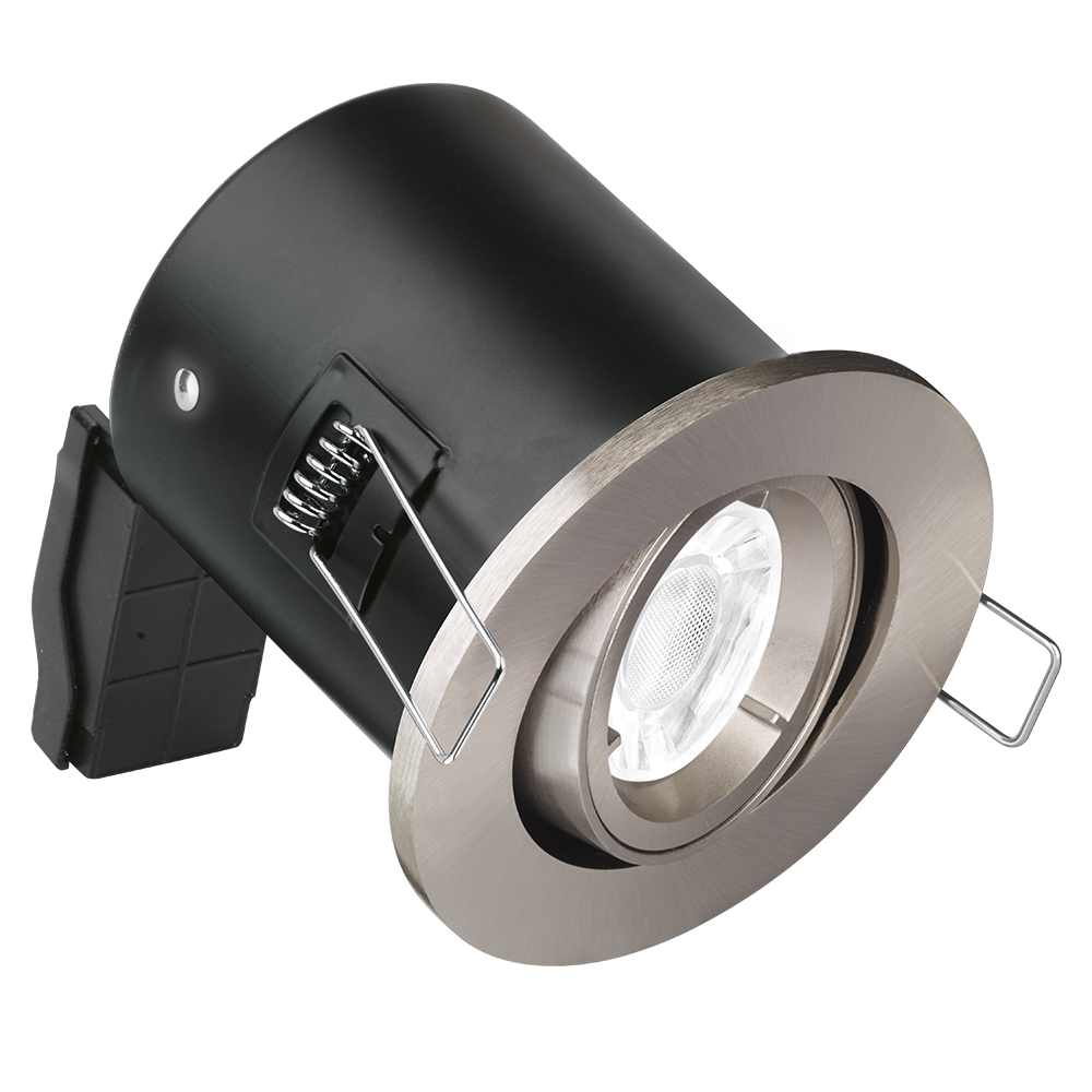 Aurora Adjustable EFD™ Fire Rated Downlight - Satin Nickel