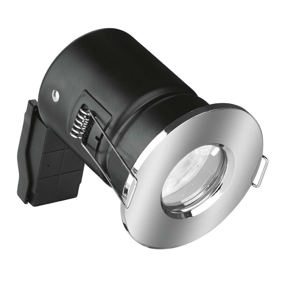 Aurora Fixed IP65 EFD™ Fire Rated Downlight - Polished Chrome