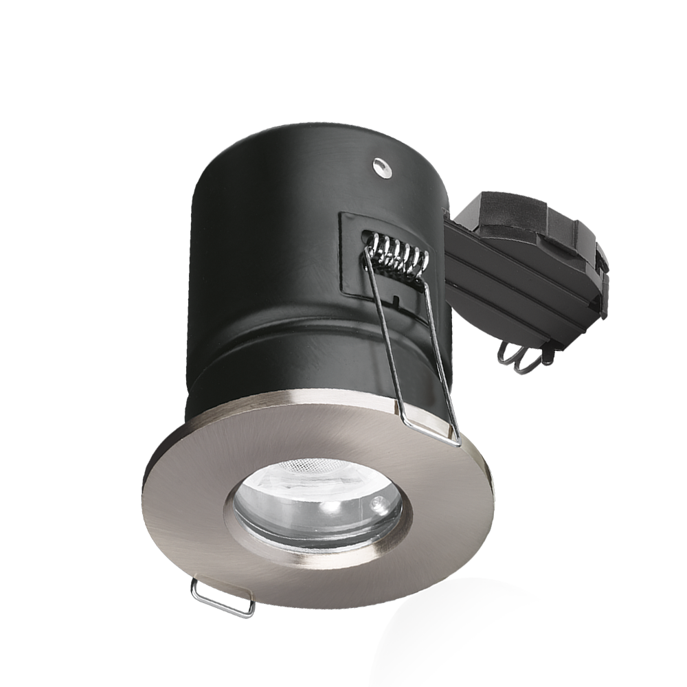 Aurora Fixed IP65 EFD™ Fire Rated Downlight - Satin Nickel