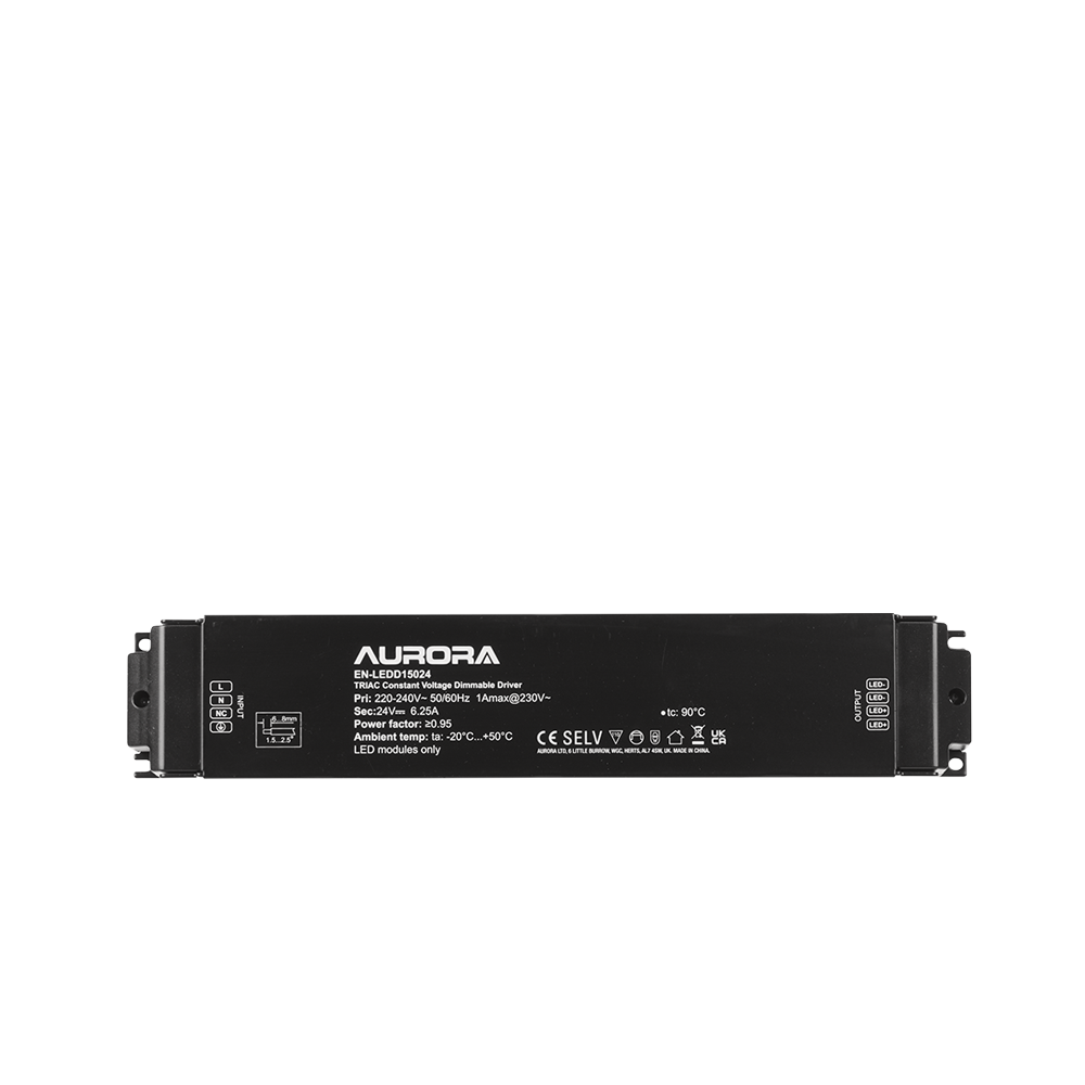 Aurora 150W Triac Dimmable 24V Constant Voltage Driver – Image 4 of 4