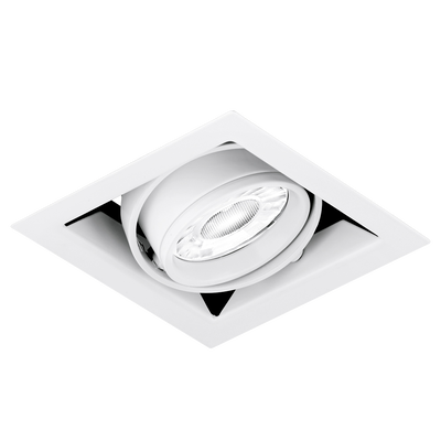 Aurora Adjustable EDLM™ Single Multiple Downlight - Satin Silver