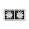 Aurora Adjustable EDLM™ Twin Multiple Downlight - Satin Silver