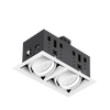 Aurora Adjustable EDLM™ Twin Multiple Downlight - Matt White