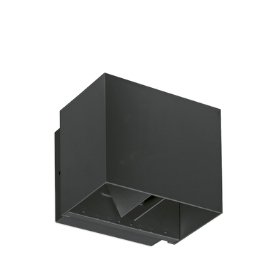 Aurora IP65 Klay™ 10W 860lm 4000K Multi-Directional Wall Light - Black