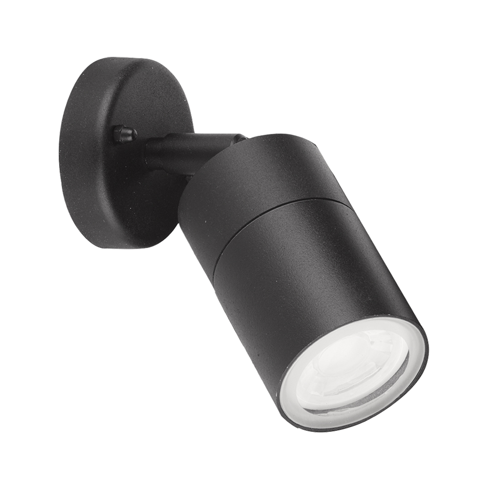 Aurora IP44 Adjustable WallE™ Wall Light - Black