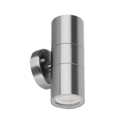 Aurora IP44 Up/Down WallE™ Wall Light - Stainless Steel