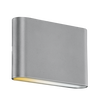Aurora IP65 Up/Down WallE™CS 6W Upto 650lm 2700K/3000K/4000K Wall Light - Grey