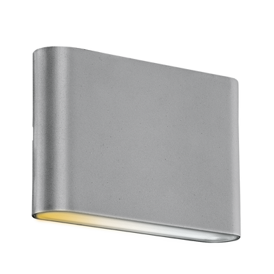 Aurora IP65 Up/Down WallE™CS 6W Upto 650lm 2700K/3000K/4000K Wall Light - Grey