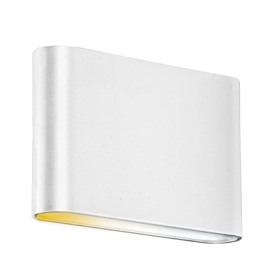 Aurora IP65 Up/Down WallE™CS 6W Upto 650lm 2700K/3000K/4000K Wall Light - White