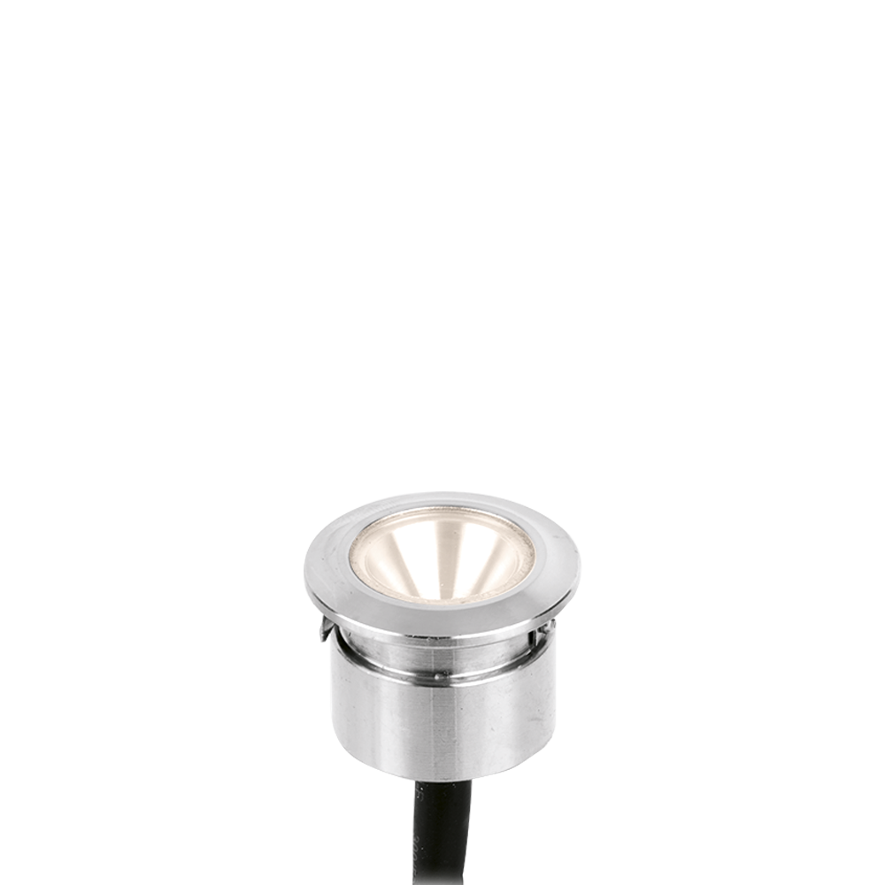 Aurora IP68 M-Lite™ 1W 80lm 3000K 316 Stainless Steel Round Marker Light