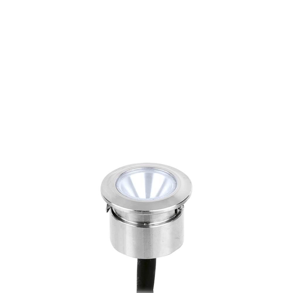 Aurora IP68 M-Lite™ 1W 80lm 5000K 316 Stainless Steel Round Marker Light