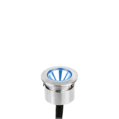 Aurora IP68 M-Lite™ 1W Blue (Light) 316 Stainless Steel Round Marker Light