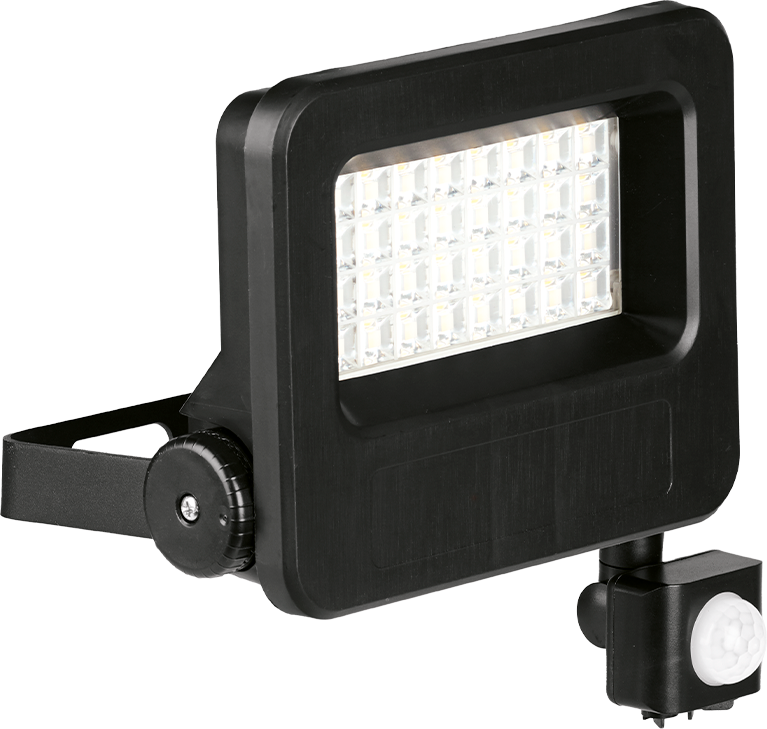Enlite IP65 20W 2100lm 3000K Coastal PIR Floodlight