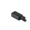 Aurora Single Circuit Live End Connector Left Hand - Black