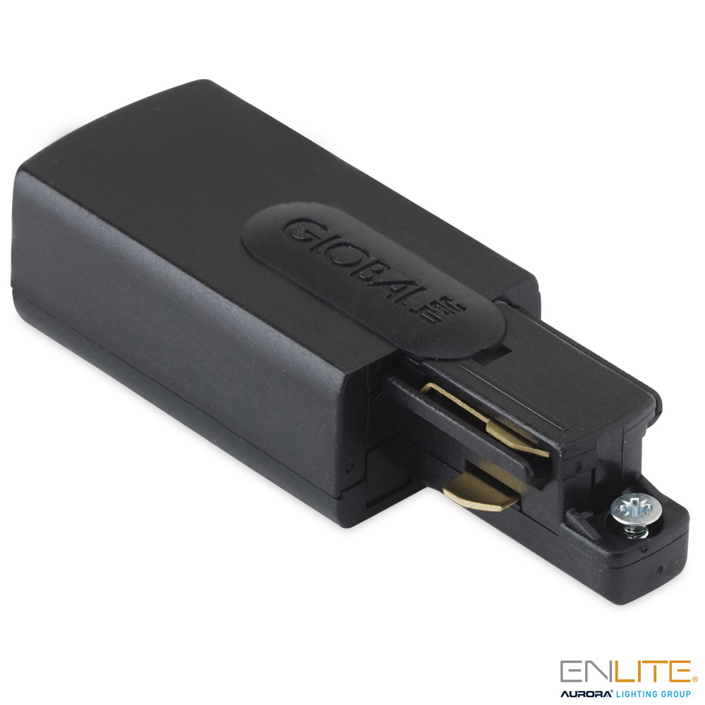 Aurora Single Circuit Live End Connector Left Hand - Black
