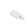Aurora Single Circuit Live End Connector Left Hand - White