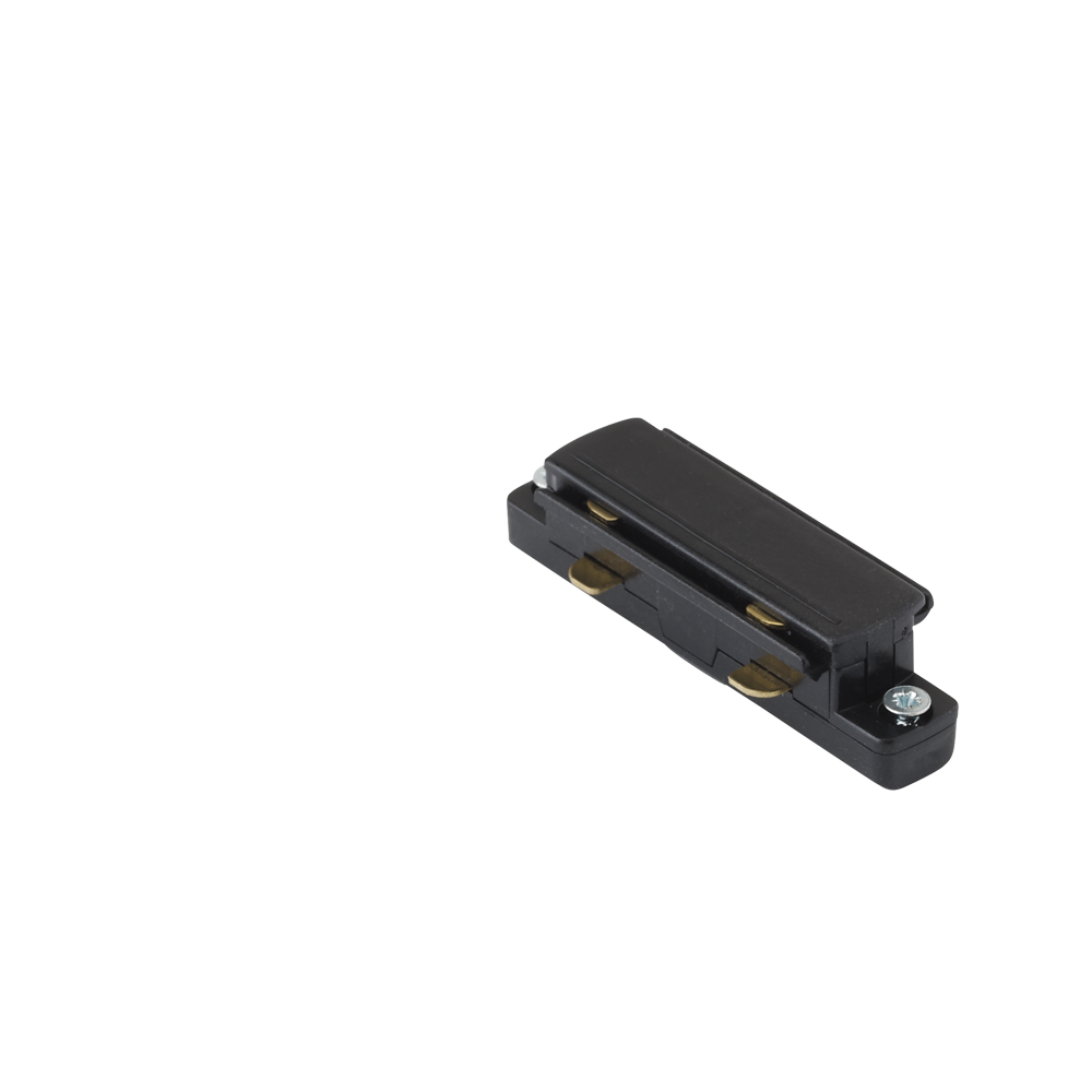 Aurora Single Circuit Straight Connector - Black