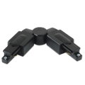 Aurora Single Circuit Adjustable Connector - Black