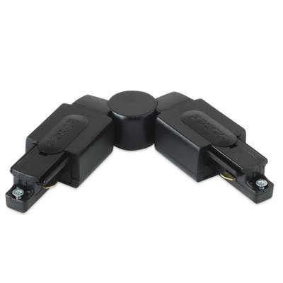 Aurora Single Circuit Adjustable Connector - Black